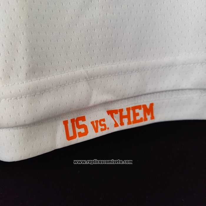 Camiseta NCAA Texas Kevin Durant Blanco